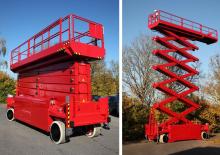 Platforme de ridicare de tip foarfecă pe roți PB PB S320-24ES 4x4