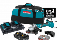 Polizoare unghiulare fără fir Makita XAG12PT1