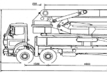 Pompe de beton montate pe camion Reich VMR 4-44/40-2V