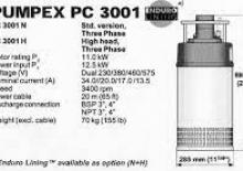 Pompe de canalizare Pumpex PC 3001 V
