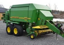Prese de balotat pătrate + Prese de boltat de densitate mare John Deere 680