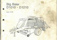 Prese de balotat pătrate + Prese de boltat de densitate mare Ford-NH D 1210 CC