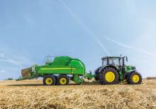 Prese de balotat pătrate + Prese de boltat de densitate mare John Deere L 1534