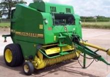 Prese de balotat rotunde John Deere 575
