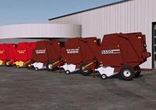 Prese de balotat rotunde Fiatagri 5850 Hesston
