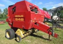 Prese de balotat rotunde New Holland 648