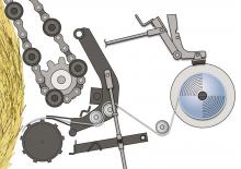 Prese de balotat rotunde New Holland BR6090 Combi