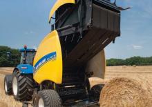 Prese de balotat rotunde New Holland Roll Belt 180 Combi
