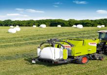 Prese de balotat rotunde Claas Rollant 375 RC Uniwrap