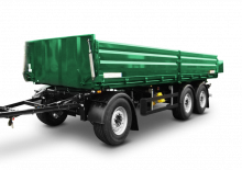 Remorci autobasculante Schwarzmüller 3-axle 3-way tipper trailer - building site