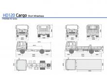 Șasiuri rigide Hyundai Commercial Vehicles HD 120 4x2 D6GA224