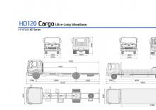 Șasiuri rigide Hyundai Commercial Vehicles HD 120 4x2 D6GA25A