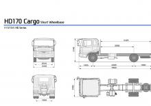 Șasiuri rigide Hyundai Commercial Vehicles HD170 4x2 D6AV