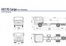 Șasiuri rigide Hyundai Commercial Vehicles HD170 4x2 D6GA28