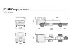 Șasiuri rigide Hyundai Commercial Vehicles HD170 4x2 D6GA2E