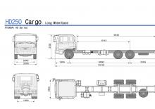 Șasiuri rigide Hyundai Commercial Vehicles HD250 6x4 D6AC