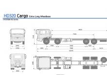 Șasiuri rigide Hyundai Commercial Vehicles HD320 8x4 D6CA3H