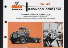 Șasiuri rigide Mack RL483L CA49 6V-53N 4x2