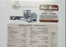 Șasiuri rigide Mack RL491LS CA49 Cummins VB-210 6x2