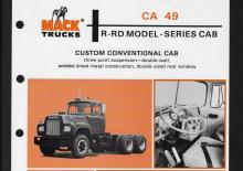 Șasiuri rigide Mack RL493L CA49 V555 4x2