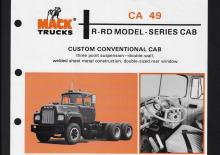 Șasiuri rigide Mack RS483L CA49 6V-53N 4x2
