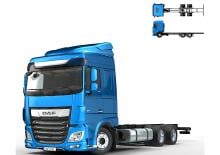 Șasiuri rigide DAF XF 450 FAS Low Deck