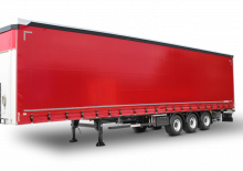 Semi-trailere cu platformă cu prelată Schwarzmüller 3-axle large-scale sliding tarpaulin platform semitrailer - coil