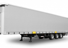 Semi-trailere cu platformă cu prelată Schwarzmüller 3-axle large-scale sliding tarpaulin platform semitrailer - combined transport