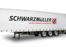 Semi-trailere cu platformă cu prelată Schwarzmüller 3-axle mega sliding tarpaulin platform semitrailer - coil