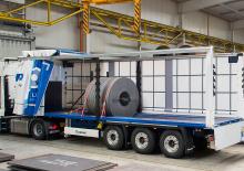 Semi-trailere cu platformă cu prelată Krone SDP 27 eLCC10-CS