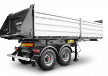 Semiremorci basculante Schwarzmüller 2-axle 3-way tipper semitrailer - building site