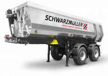Semiremorci basculante Schwarzmüller 2-axle aluminium segment tipper semitrailer - wheelbase 1,810 mm
