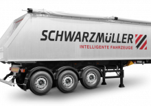 Semiremorci basculante Schwarzmüller 3-axle aluminium hollow profile tipper semitrailer