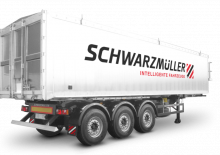 Semiremorci basculante Schwarzmüller 3-axle large-scale aluminium hollow profile tipper semitrailer