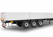 Semiremorci basculante Schwarzmüller 3-axle platform semitrailer - building materials