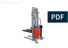 Stackere (transpaleți) mobile Noblelift SPM15