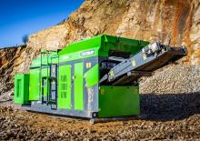 Stații de reciclare moloz EvoQuip Bison 160 HYBRID