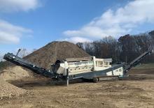 Stații de sortare mobile cu tambur Terex Ecotec Phoenix 1600T