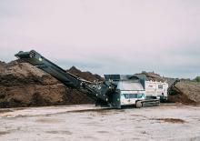 Stații de sortare mobile cu tambur Terex Ecotec Phoenix 2100T