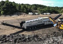 Stații de sortare mobile cu tambur Terex Ecotec Phoenix 3300