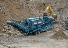Stații de sortare mobile cu tambur Powerscreen Trommel 720