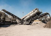 Stații de sortare mobile Metso Lokotrack ST3.8