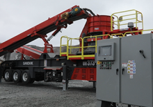 Stații de sortare mobile Sandvik UH373
