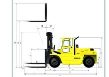 Stivuitoare frontale diesel Hyundai 160 D 7 E