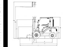 Stivuitoare frontale diesel DanTruck 3425 DY