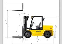 Stivuitoare frontale diesel Hyundai 50 DS 7 E