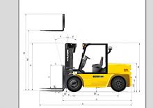 Stivuitoare frontale diesel Hyundai 60 DS 7 E