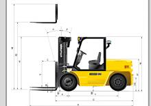 Stivuitoare frontale diesel Hyundai 70 DS 7 E