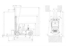 Stivuitoare frontale diesel DanTruck 9466 Power +