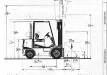 Stivuitoare frontale diesel Clark CDP 25